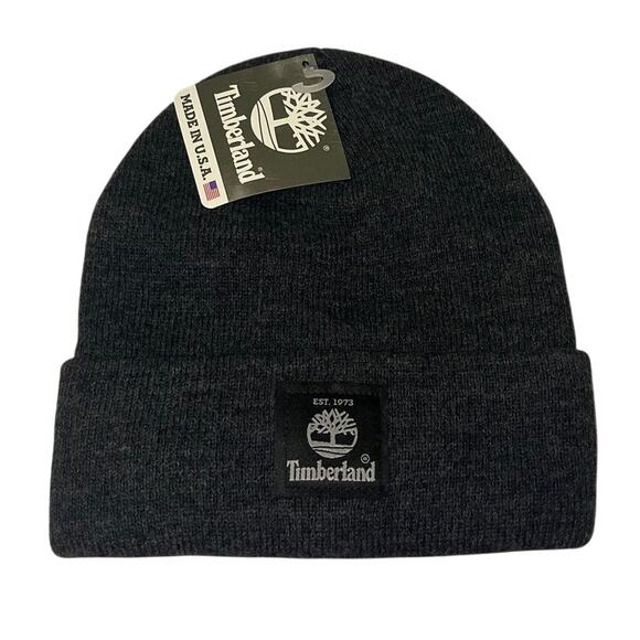 Timberland 100% Acrylic BEANIE hat Style: TH340324 - 1 Size Fits Most - Gray NEW - Picture 1 of 7